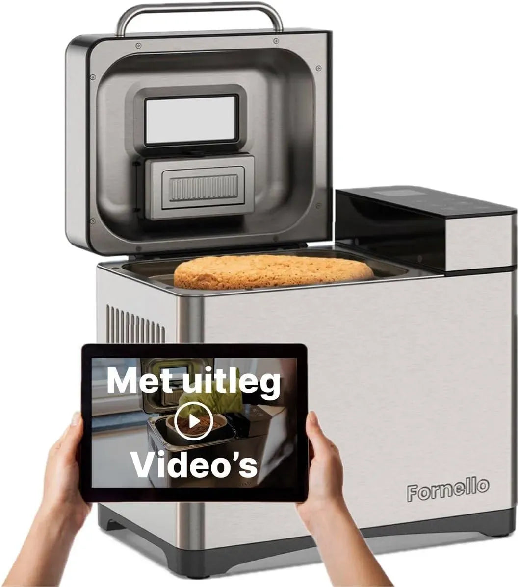 Machine à pain, 19 programmes, machine à faire du pain, minuteur, 19 programmes inclus sans gluten et levain