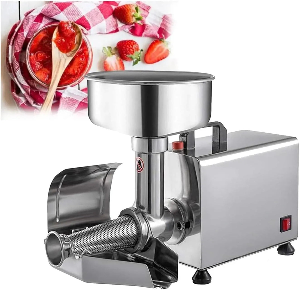 Presse à tomates, 450 W, passoire à tomates, acier inoxydable