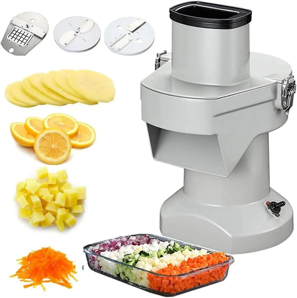 Machine à Salade, trancheuse alimentaire, Réglable