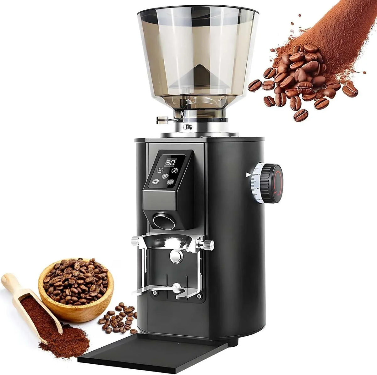Machine à expresso, professionnel, noir, 9 RéGlages PréCis