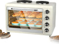 Cuisinière avec four, 56 L, 000 W, minuteur, gril, 2 zones de température, Fours de Gril de Table pour légumes sautés