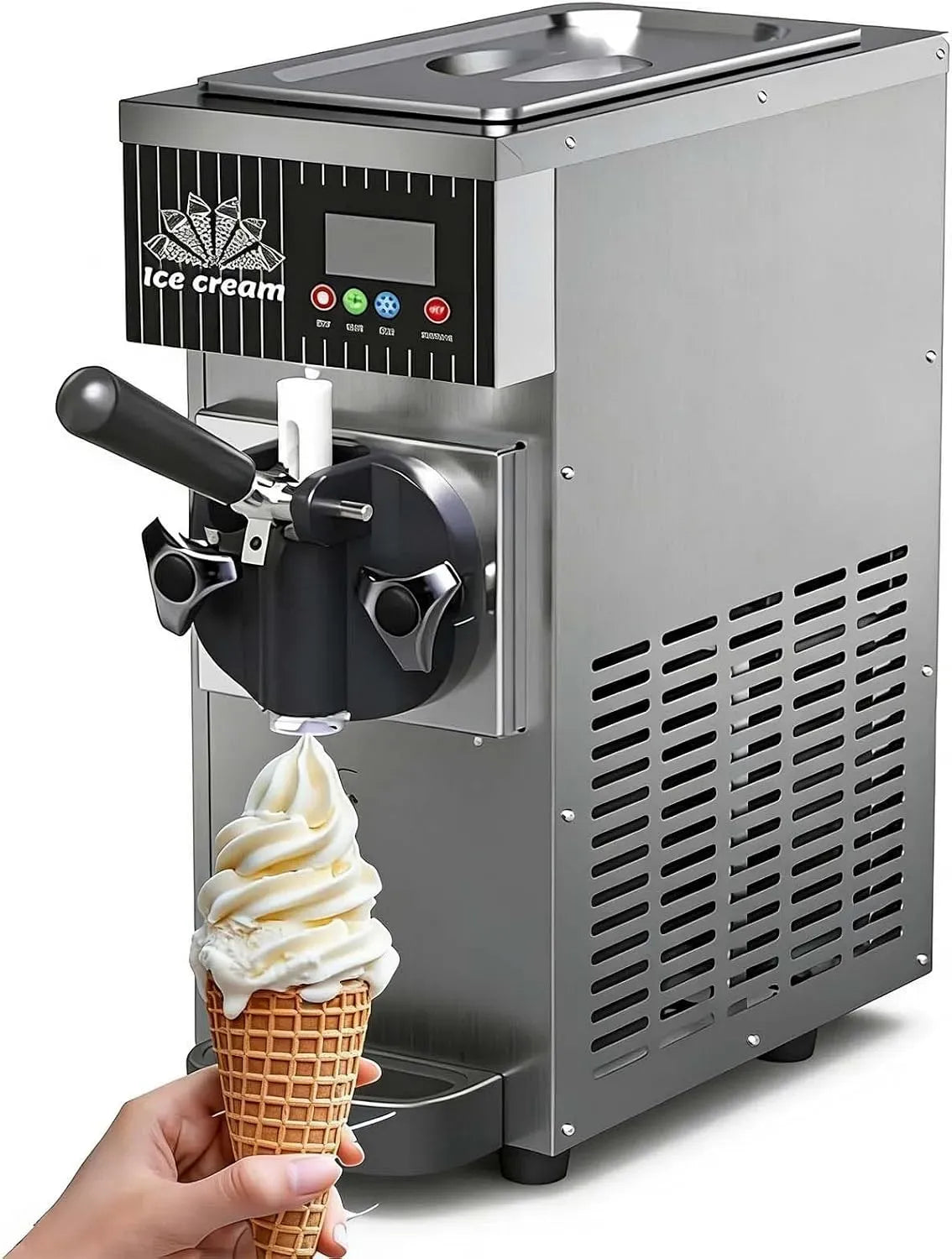 machine à glace, machine à glace et sorbet, 1 L, 450 W, /h, 2,5 L, tactile, professionnel