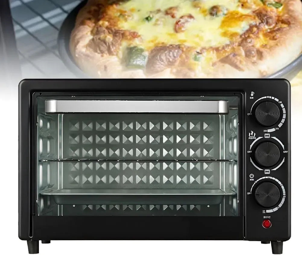 Four électrique à pizza, 0 à 250 °C, minuteur