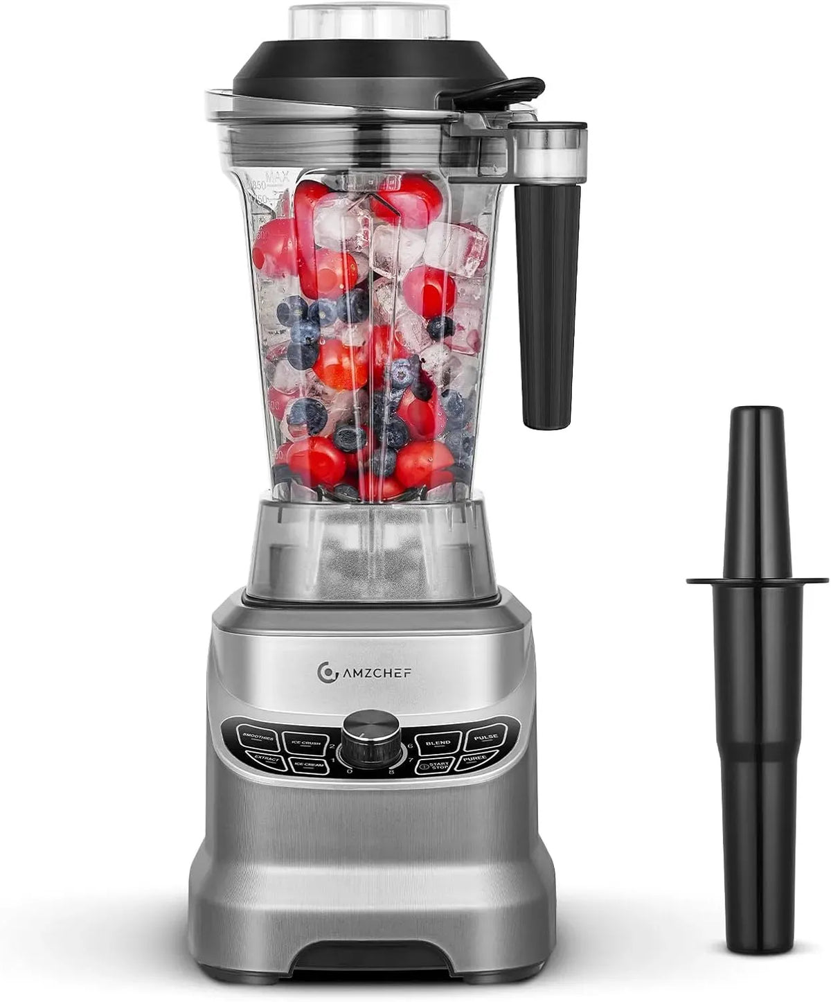 Blender, 1,85 L, 1800 W, AMZCHEF, professionnel