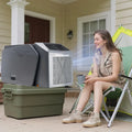 Climatiseur, 450 W, 48 V, 24, portable, minuteur, camping, zones de refroidissement, dissipation de chaleur