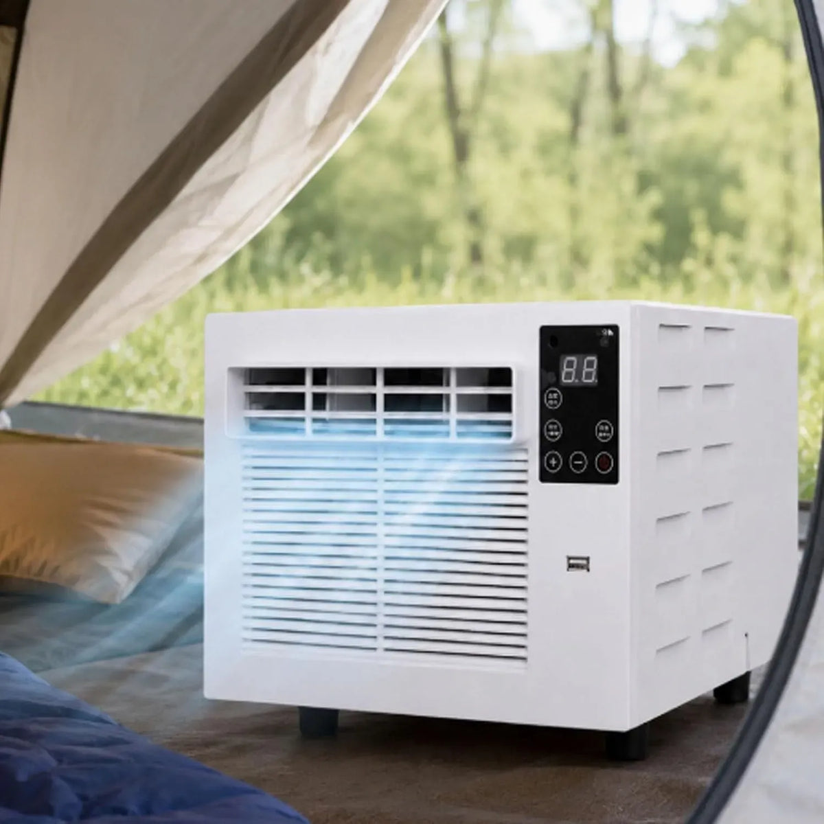 Climatiseur AC+0.9M, 280 W, portable, minuteur, camping, Camping en Camion Et Camping-Cars, 0.9 M