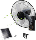 Ventilateur, 40cm, extérieur, minuteur, 3 vitesses, silencieux, camping, Oscillant 90° + Minuterie