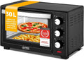 Four électrique, 30 L, 1600 W, minuteur, gril, camping, 3 hauteurs d'insertion, TZS First Austria - Mini-Four 30L 1600W - Four avec réglage de la