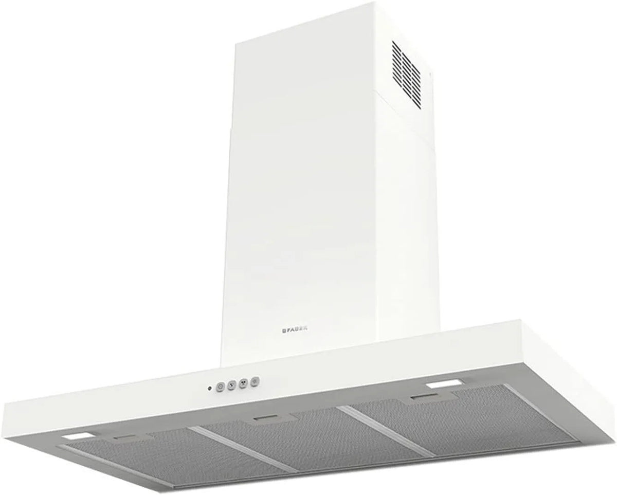 Hotte aspirante, hotte de cuisine, installation murale, blanc, FABER Stilo Comfort 90-325, 0618