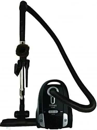 Aspirateur, Titan T1400, appareil électrique d'aspiration, Aspirateur à bidon compact avec enrouleur de cordon