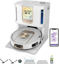 Robot aspirateur AV2910XEEUWH, vidage automatique 60 jours sans sac, désinfection 85°C, 3 h de Nettoyage