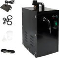 Nettoyeur vapeur INOX 1300W, 2 L, 1300 W, acier inoxydable, noir, Vapeur haute pression nettoie diamants & métaux précieux, 8 min chauffe