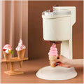 modèle 1000Ml, Machine à CrèMe GlacéE Italienne 1000Ml, 220V Machines à crème glacée pour la Maison, pour mélangeur Portable à la Maison, White
