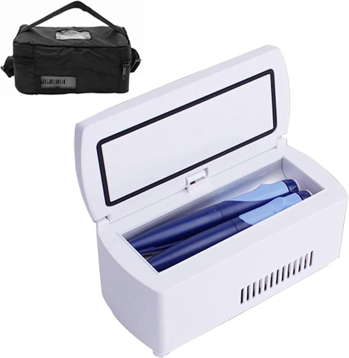 Glacière électrique, 2 à 8 °C, transport d'insuline et de médicaments, mini frigo portable, Glacière de Voyage Réfrigérateur à insuline Glacière
