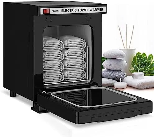 Radiateur électrique, 5 L, décoration de salon, professionnel, noir, Armoire chauffe-serviettes professionnelle de 80 °C, capacité de 5 litres