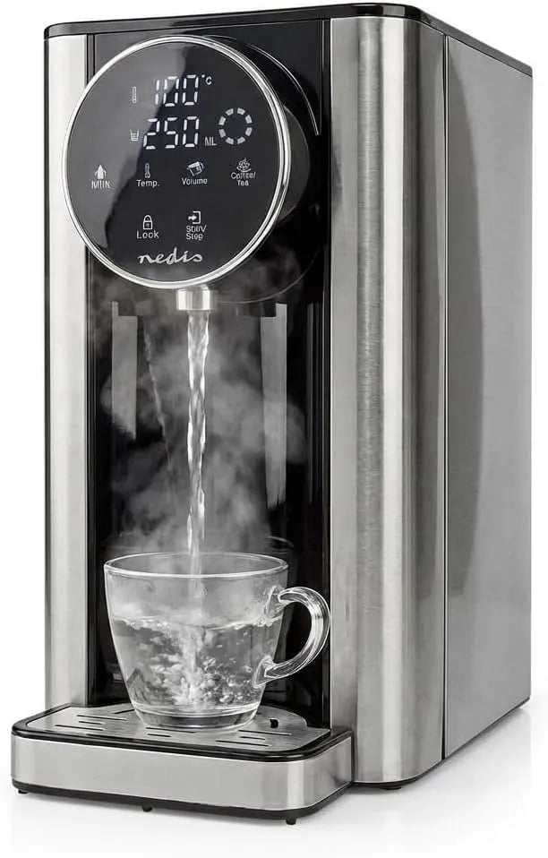 Distributeur, 2,7 L, 2600 W, noir, aluminium, Distributeur d'eau Chaude