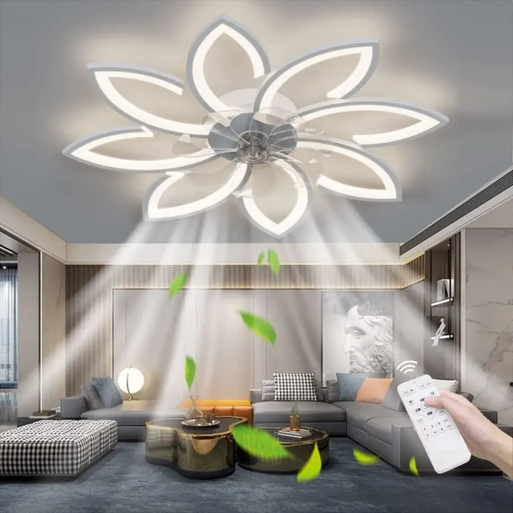 Ventilateur, 70 W, silencieux, ventilateur pour circulation d'air, Ventilateur De Plafond Silencieux Avec Lumière