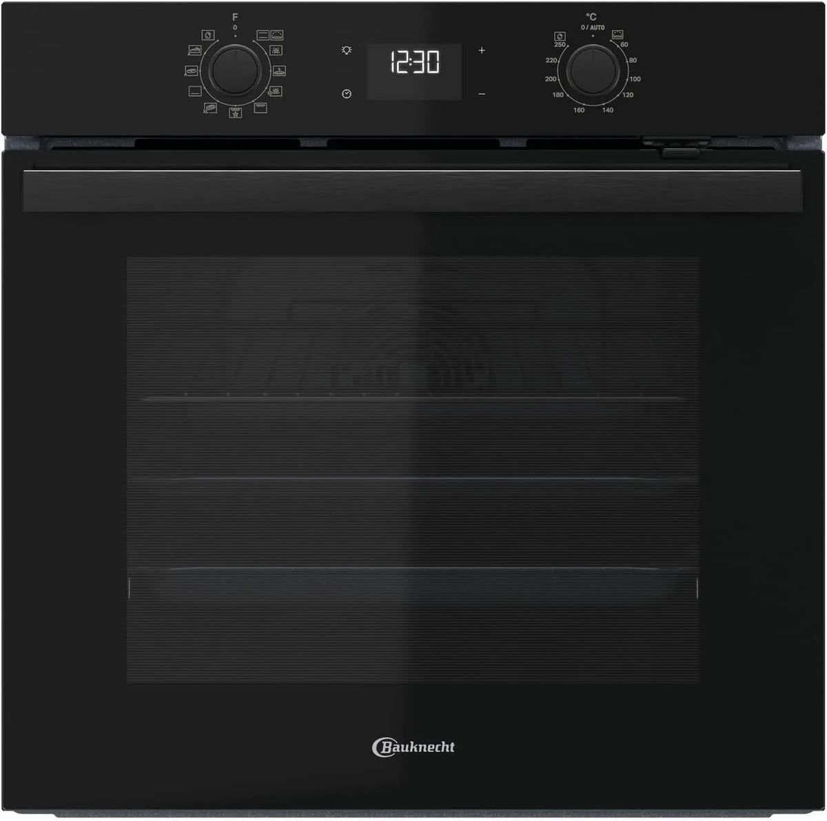 Bauknecht BBA285HU1K Four électrique à pizza, 60 cm, 71 L, 12 programmes, encastrable, noir, fonction pizza, four à air chaud avec 12 fonctions