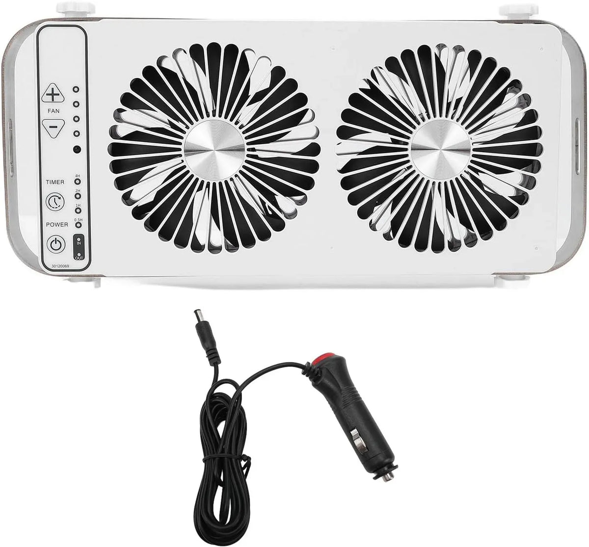 Ventilateur, silencieux, camping, 4 vitesses réglables