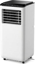 Climatiseur 24h, minuteur, 10000 BTU, 2 Vitesses, Climatiseur Mobile 14000 BTU avec Kit d'Installation, Basse Consommation, Écran Digital, Ventilateur