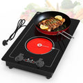 Plaque de cuisson, 3000 W, 220 V, tactile, minuteur, verrouillage, 9 niveaux de puissance, 220V 3000W, design intégré et plan de travail avec bouton