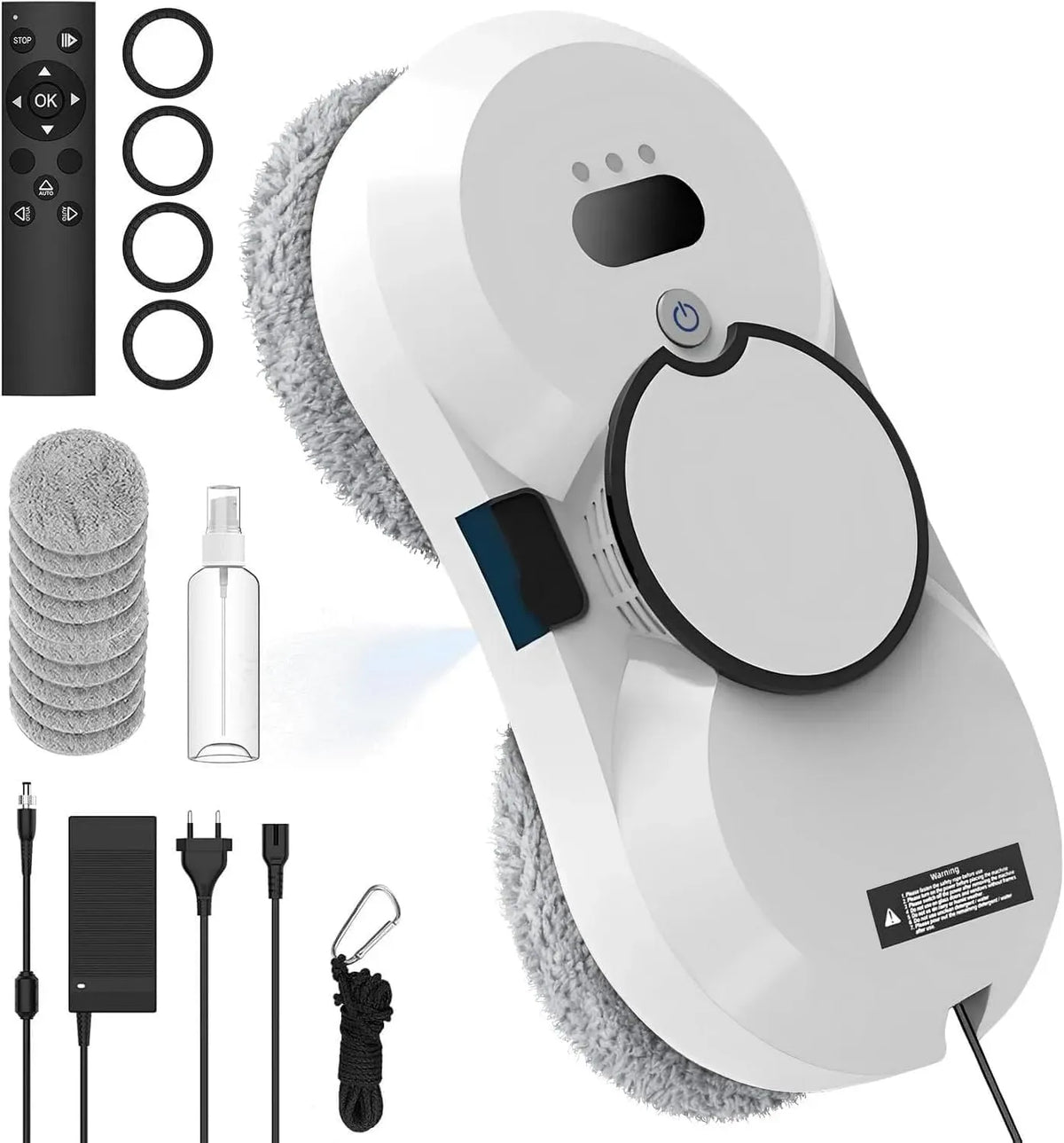 Robot, robot aspirateur laveur, 40 ml, grand réservoir, 3 Modes, verre, pour Fenêtres