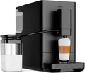 Klarstein Cafetière électrique, 0,75 L, tactile, grand réservoir, acier inoxydable, Broyeur Inox 15 Réglages, 20 Bars, Écran Tactile LED, Cappuccino