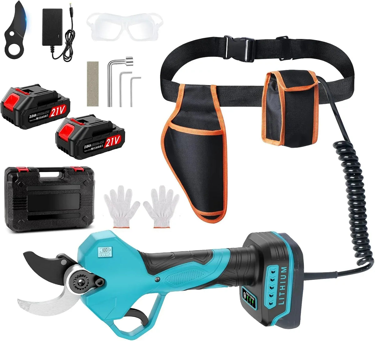V 2 Sk7 Batterie, Moteur, Câble, 21 V, 50 mm, sans fil, pour Jardinage