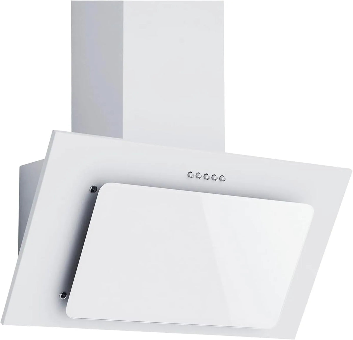 Respekta CH33060WB Hotte aspirante, 60 cm, hotte de cuisine, blanc, 5 dB, 51, 63, Fonction d'extraction et de recyclage de l'air