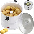 Éplucheur de pommes de terre électrique, pour verrouillage de sécurité de cuisine pour une préparation efficace des, éplucheur automatique de légumes