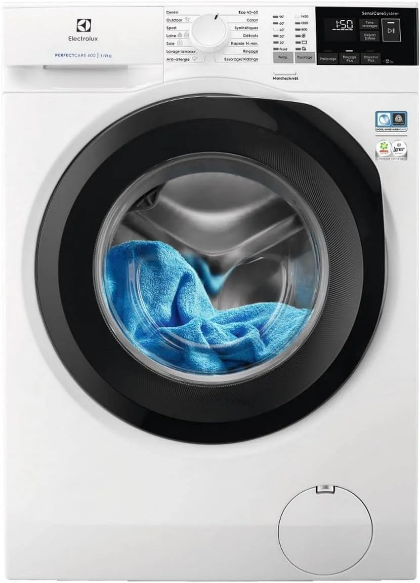 Lave-linge EW6F4943FA, 8 kg, blanc, Lave-linge frontal 8kg 1400 Tours, min Blanc - EW6F4943FA