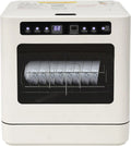Lave-vaisselle, 800 W, camping, lumière LED pour cuisine, séchage à l'air chaud et nettoyage UV, 4 modes de nettoyage, bureau