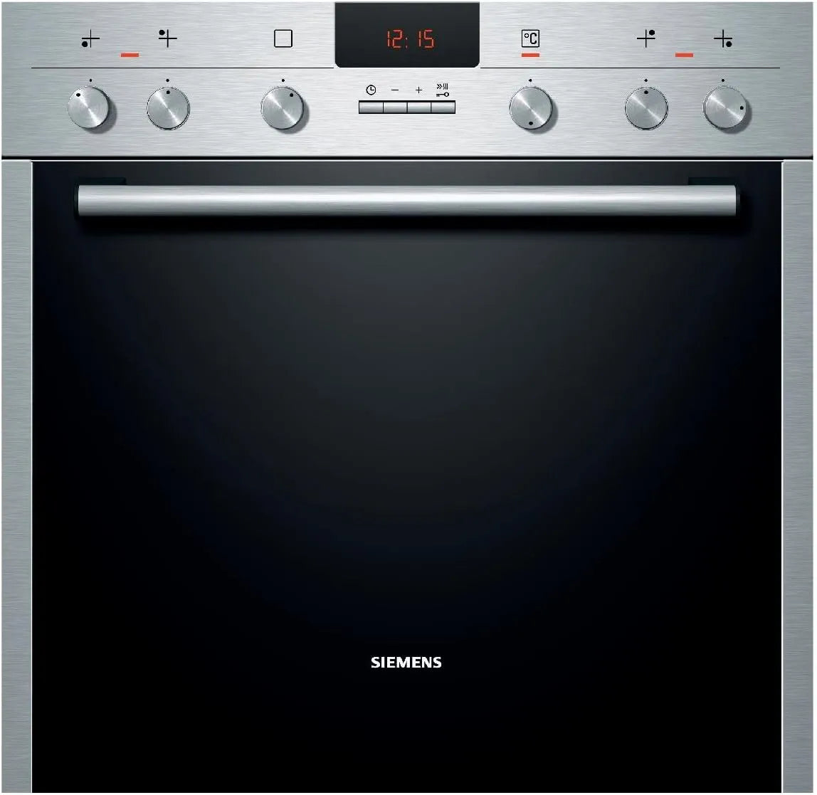 Siemens EQ241EI02T Cuisinière avec four, encastrable, Boost, effet 3D, noir, 3 prises télescopiques, PowerBoost, air chaud 3D Plus, plaque de cuisson