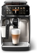 Philips 12 boissons, machine à café grain 5400, LatteGo, Noir Chrome EP5447/90, Expresso broyeur avec 4 profils utilisateur, écran intuitif