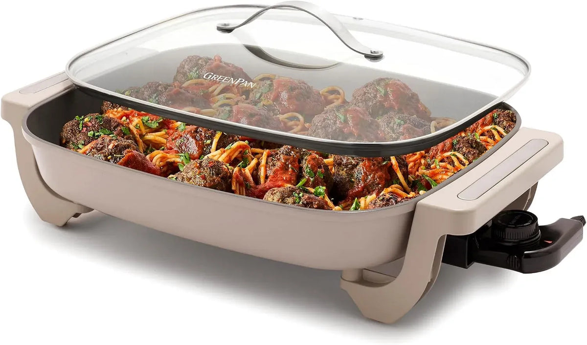Ustensile de cuisson, 30,5 x 38,1 cm, 7 L, vapeur, capacité de 7 l pour les repas familiaux, sans PFAS