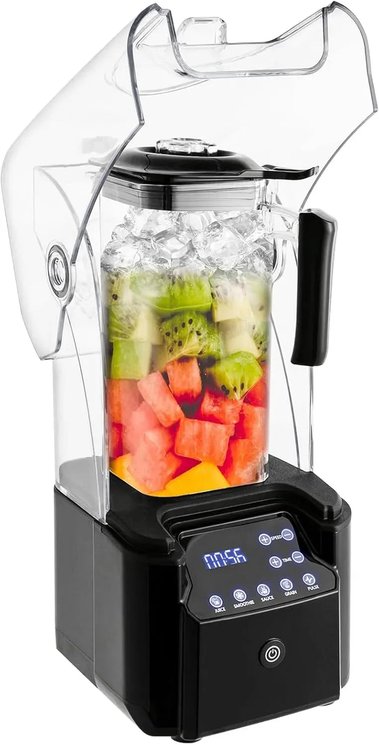 Blender, 2 L, IP65, professionnel, noir, mixeur électrique