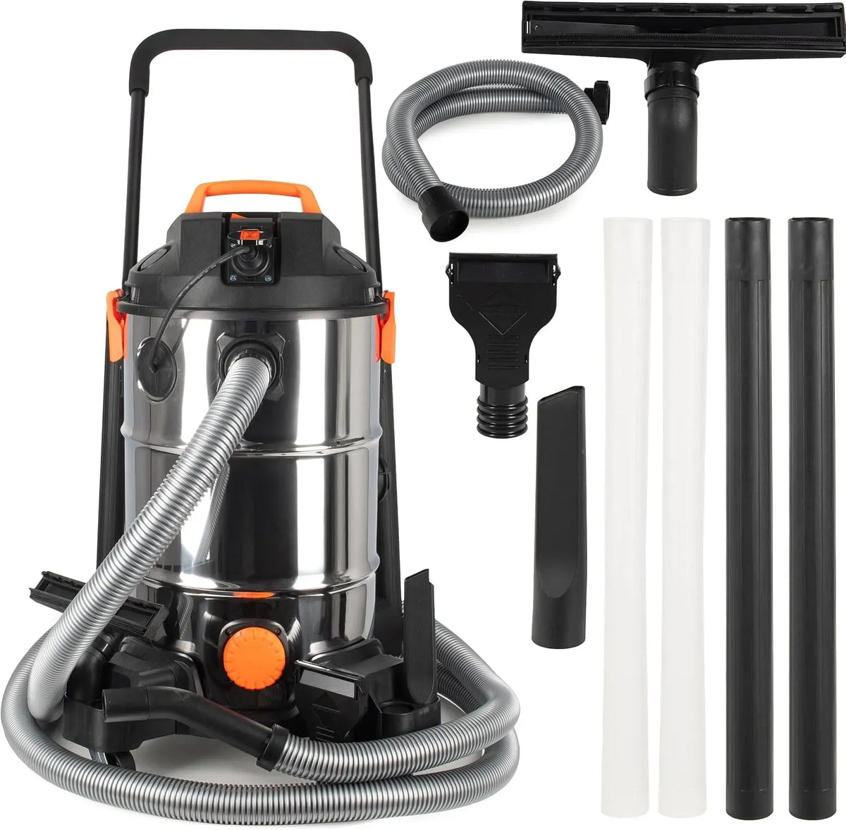 Aspirateur, 35 L, 600 W, 1400 W, COIL, grand réservoir, puissance d'aspiration : 18 KPa, pompe de drainage 600 W