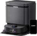 Robot aspirateur, EUREKA J15, noir, Lavage serpillière Eau 80℃, Aspiration 22000 Pa, IntelliView 2