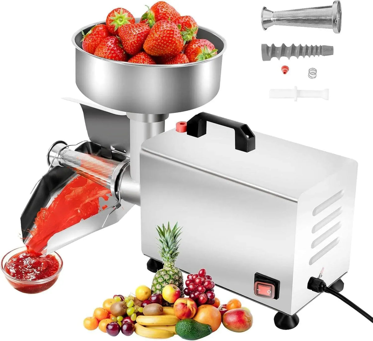 Machine à soucoupes, 450 W, 160 kg, professionnel, acier inoxydable, pour Confiture de Fraises et de myrtilles