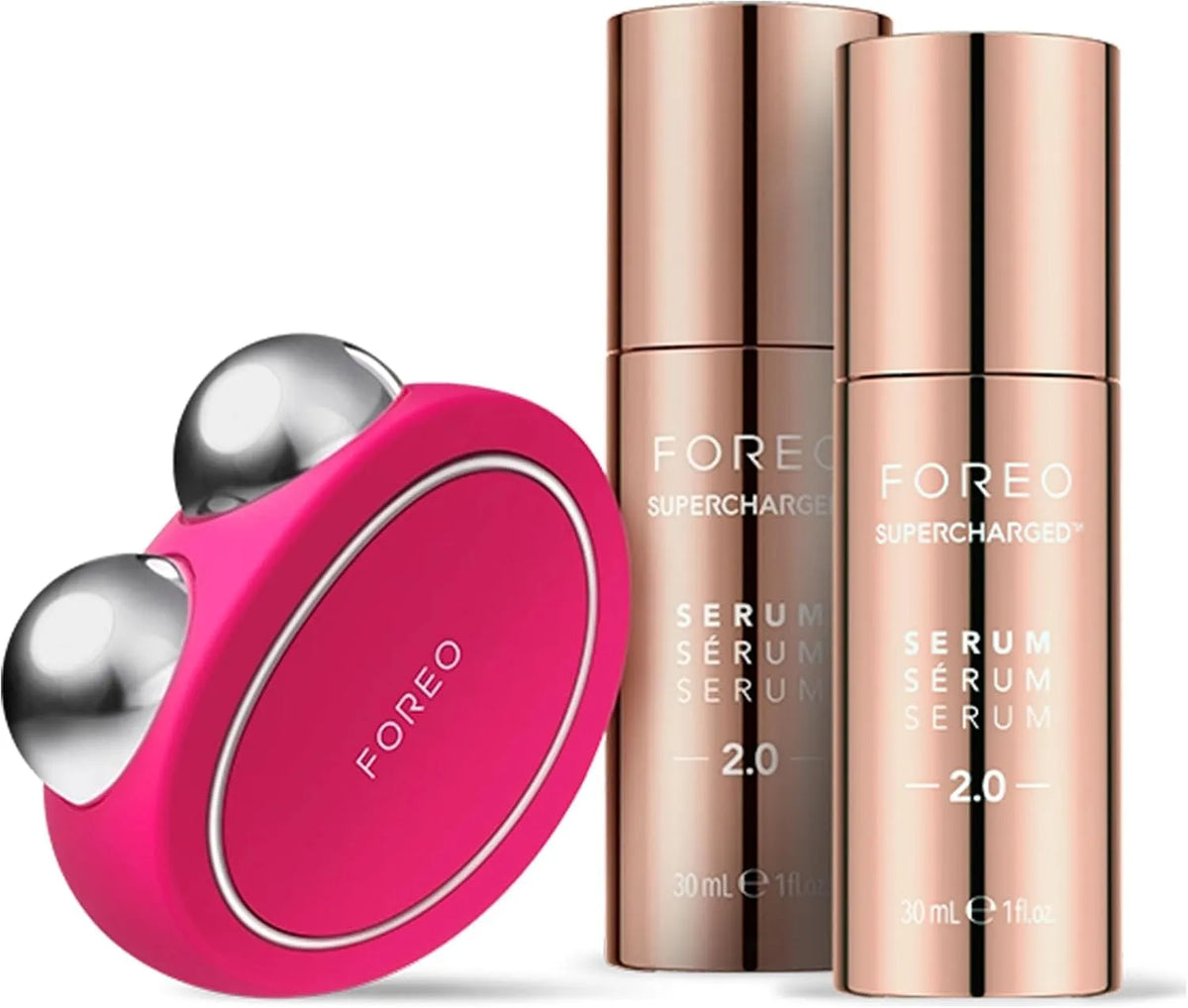 Appareil, 2 Sérums Conducteurs, FOREO BEAR, Coffret Appareil À Microcourants