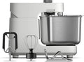 Robot de cuisine, 7,3 L, pizza, professionnel, blanc, Idéal pour Pâte à Pain et à Pizza, Petrin Pizza Blanc Polaire, 58 Vitesses