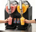 2En1 Machine À Granita, machine à glace et sorbet, machine à granité, 7 programmes, grand réservoir, professionnel, noir, pour Margaritas