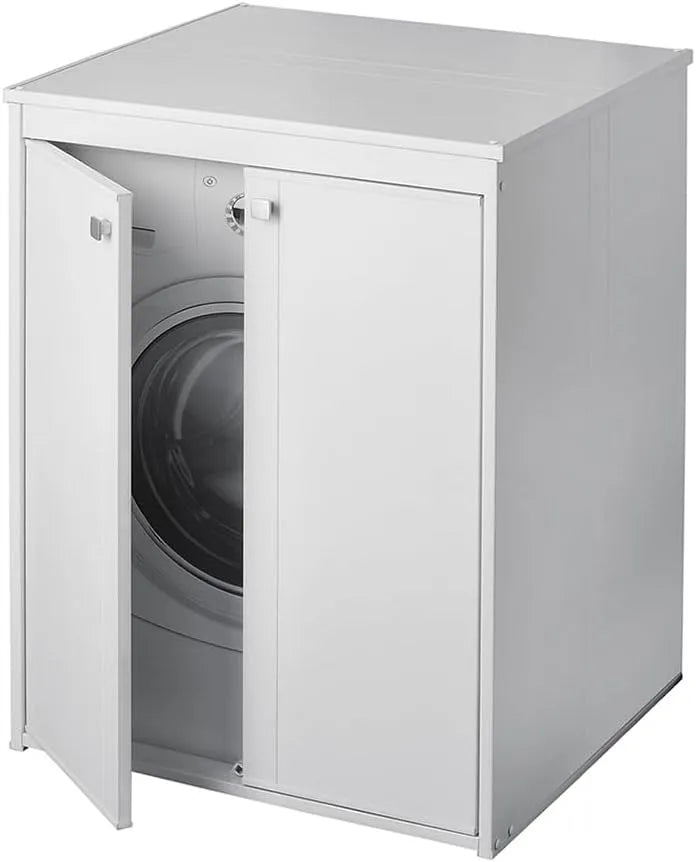 Lave-linge, 70 x 60 x 94 cm, Negrari-Coprilavatrice 5012p Blanc-70, portable, portable en résine à l'air libre x 60 x 94 cm