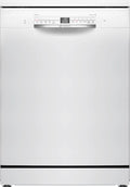 Bosch SMS2HVW03F Lave-vaisselle, 60 cm, silencieux, blanc, Silence à la demande, Série 2, pose-libre, Tiroir à couverts, Panier Rackmatic