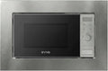 Micro-ondes, 21 L, EVVO Mi30, minuteur, gril, acier inoxydable, noir, verrouillage enfant et minuterie de 60 minutes, affichage numérique