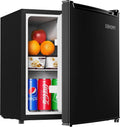 Congélateur, 46 L, thermostat, réfrigérateur compact réversible à porte simple, économie d'énergie, mini réfrigérateur pour chambre à coucher