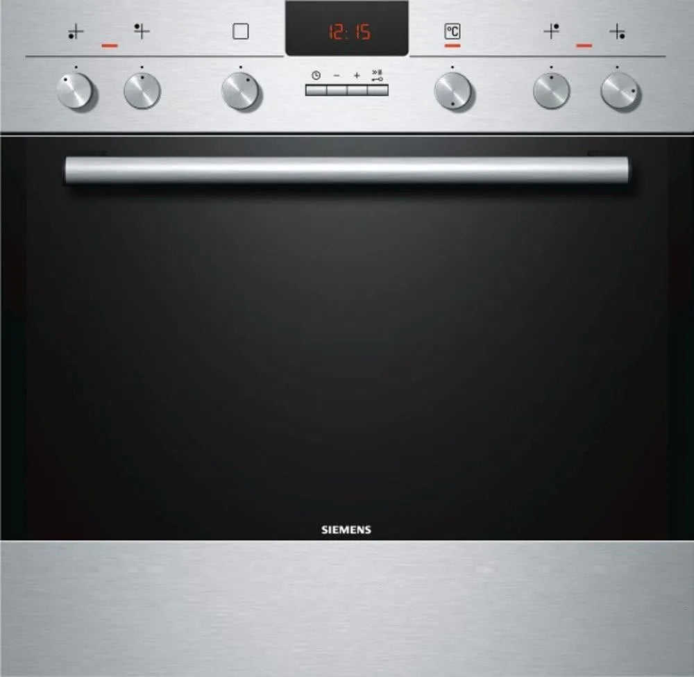 Siemens EQ231EK03 Cuisinière avec four, encastrable, minuteur, effet 3D, acier inoxydable, air chaud 3D, plaque de cuisson: céramique, vitrocéramique