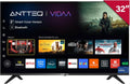 Smart TV, 32 pouces, téléviseur, Antteq V32-AH3Q1D-BT, HDMI, Wi-Fi, Bluetooth, application, Vidaa OS Télévision avec Appli Mobile, Netflix, DAZN, WiFi