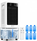 Climatiseur, portable, grand réservoir, amovible, 6 Blocs Réfrigérants, Climatiseur Évaporatif Compact pour La Maison