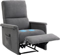 Fauteuil relaxant avec massage, HOMCOM, décoration de salon, gris